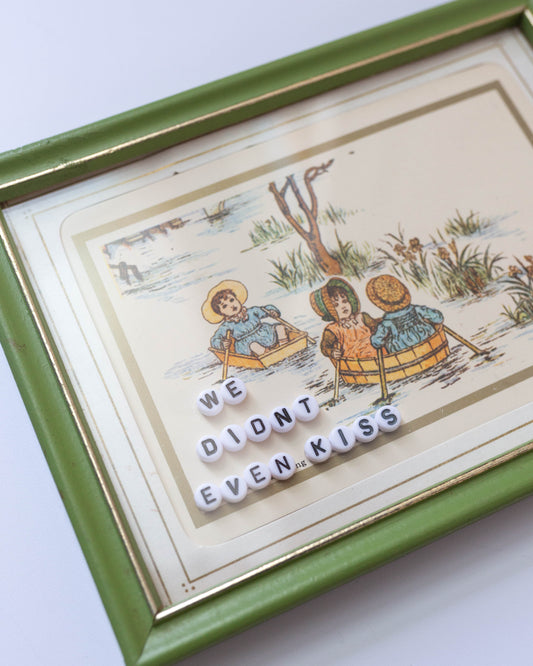 We Didn't Even Kiss | Bead Art