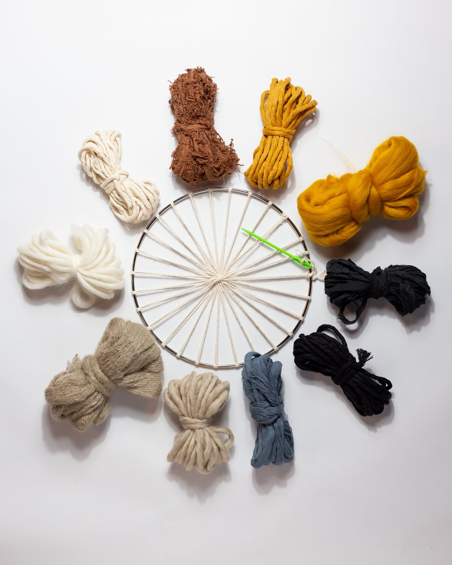 Round Weaving Kit - 8 inch | Weaving Kits