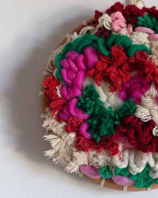 Holiday Weaving #3 | 2024 Collection | Woven Wall Hanging