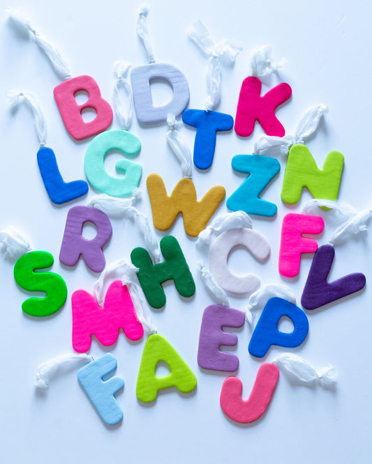 Clay Letter Ornament | Holiday Ornament