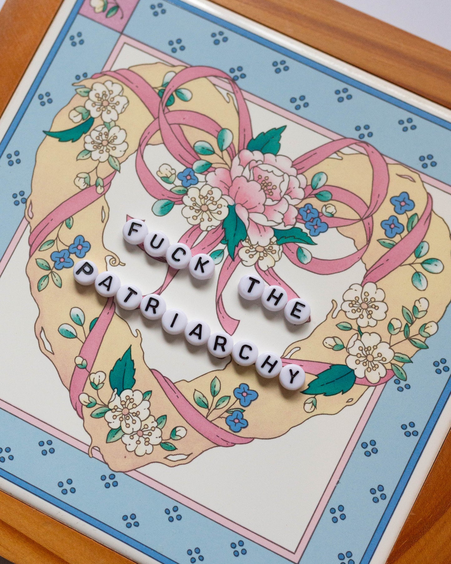 Fuck the Patriarchy | Bead Art