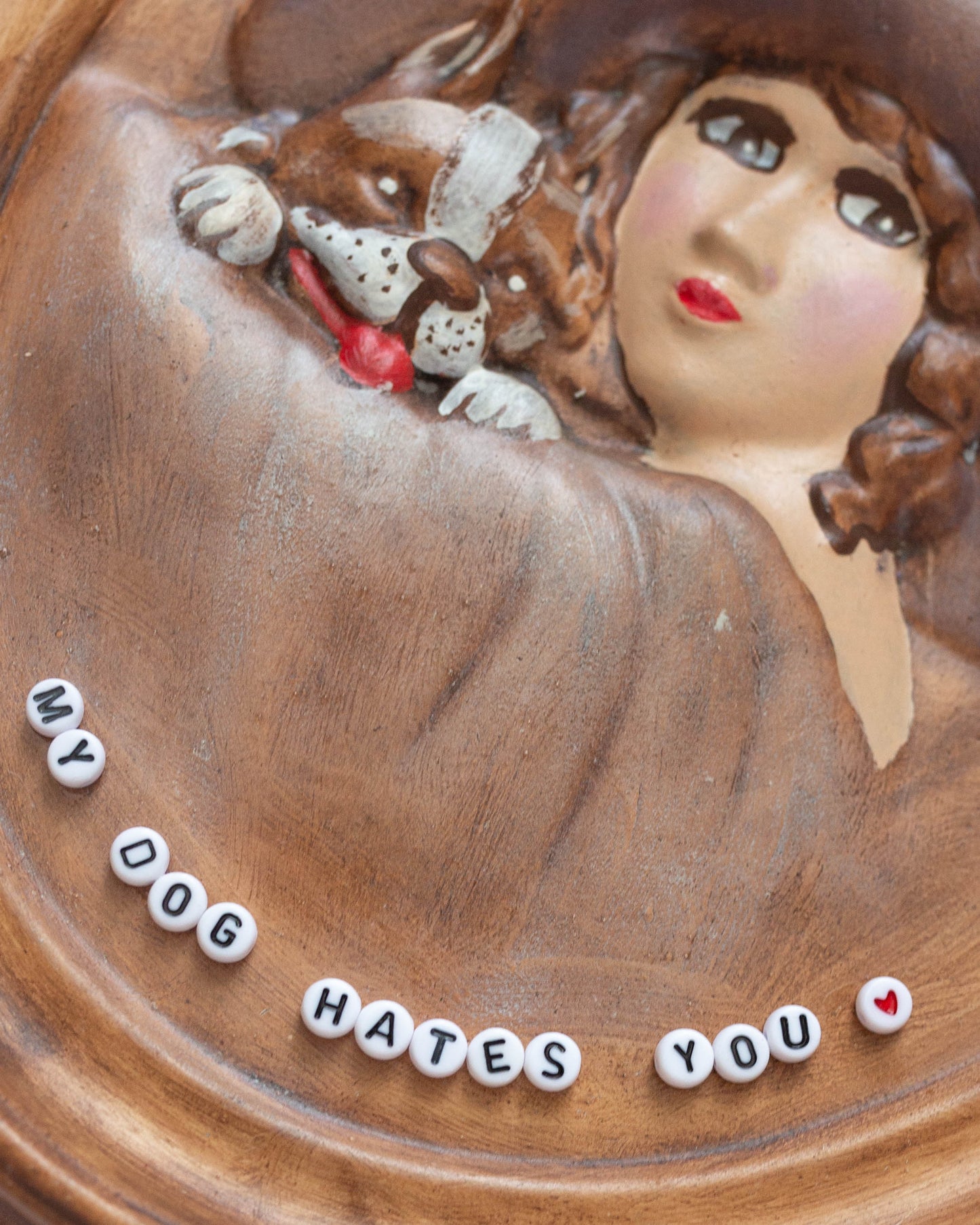 My Dog Hates You | Bead Art