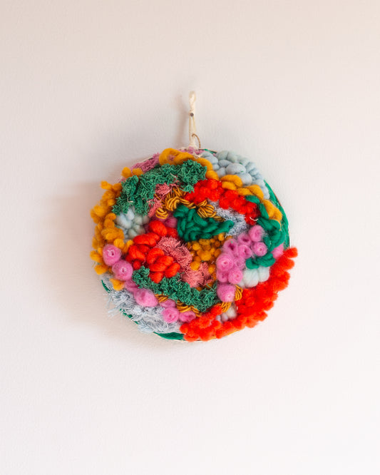 Round Weaving #8 | Woven Wall Hanging