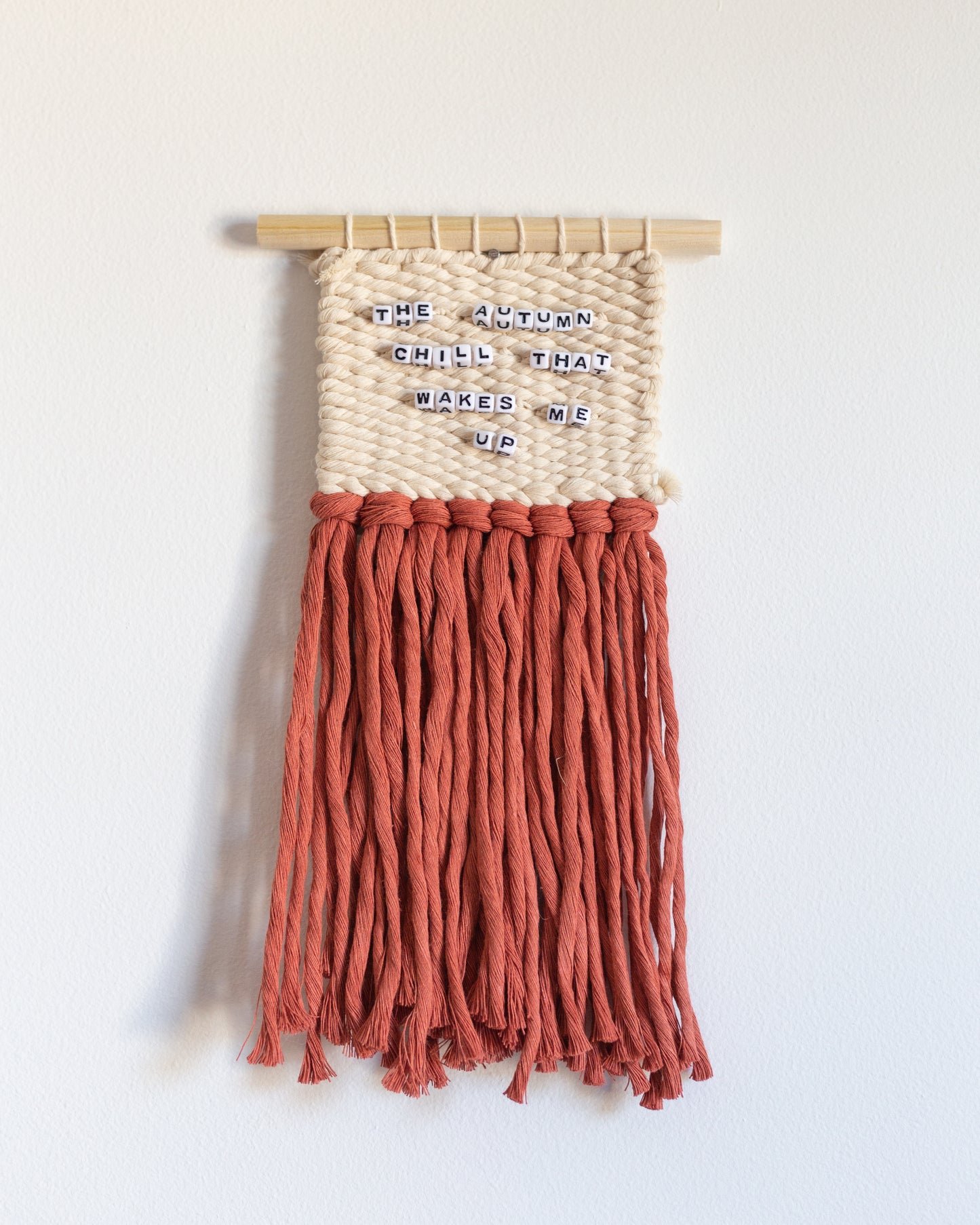 Sad Girl Autumn Minis | Woven Wall Hangings
