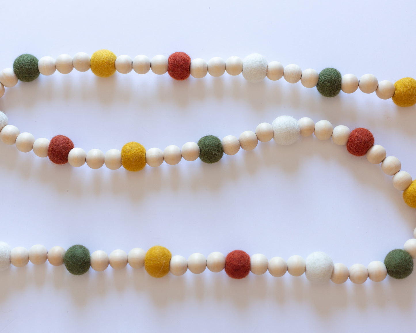 Fall Wool Garland | Seasonal Decor