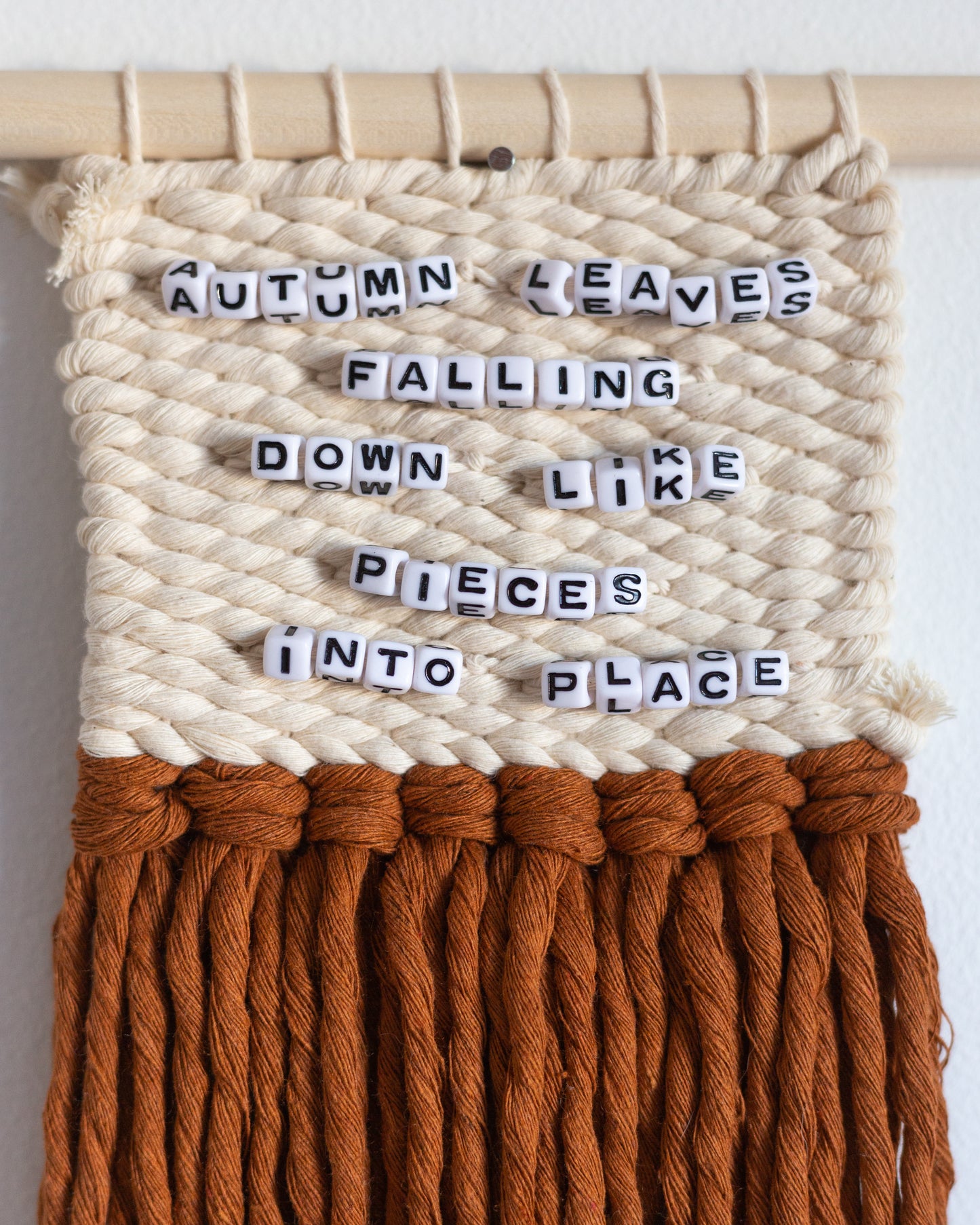 Sad Girl Autumn Minis | Woven Wall Hangings