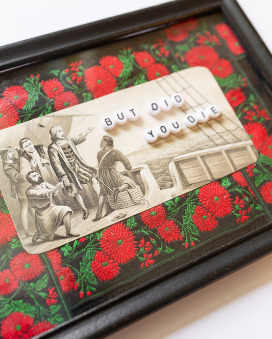 But Did You Die | Bead Art