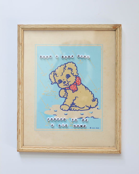 Born a Baby Girl, Forced to be a Big Dawg | Bead Art