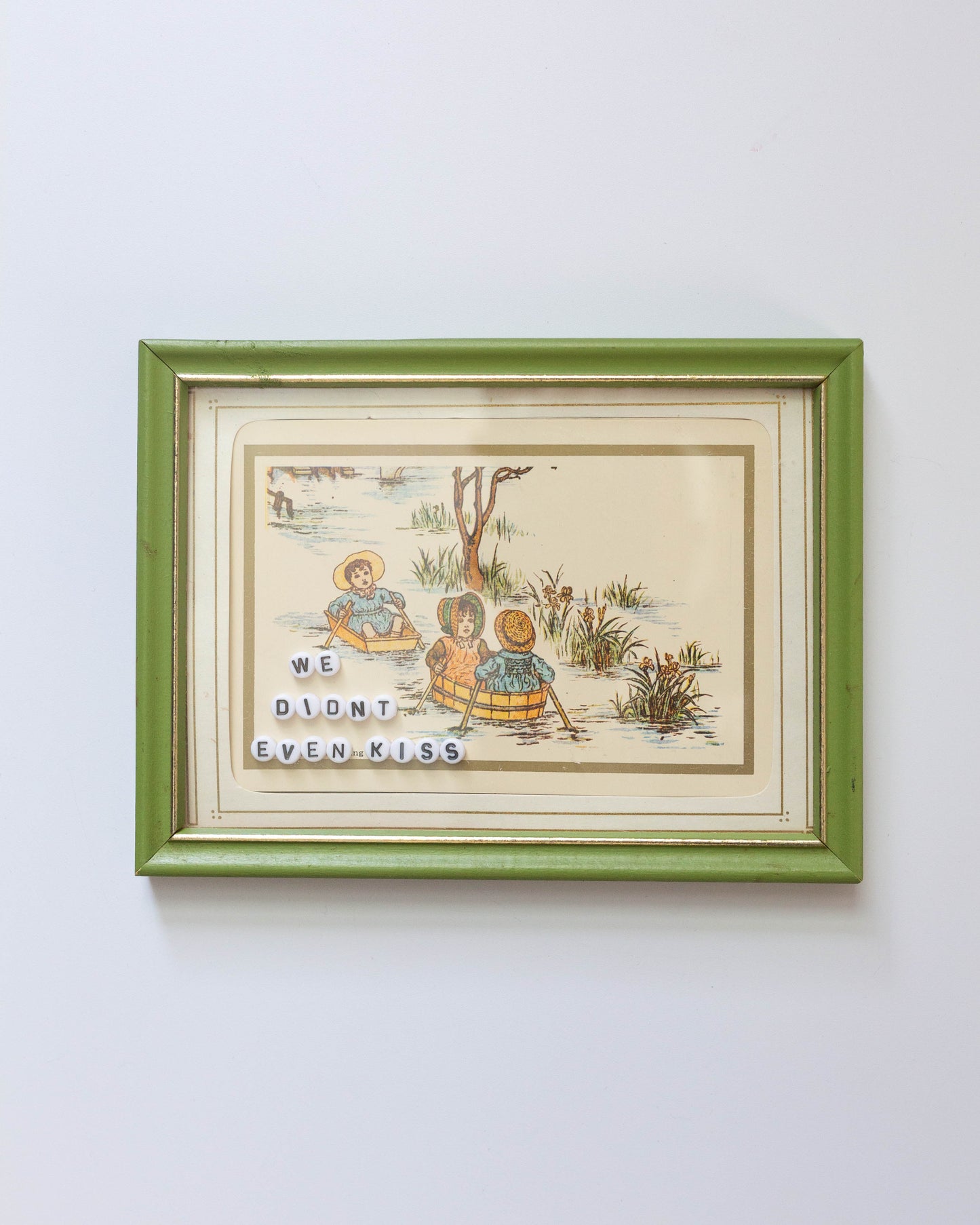 We Didn't Even Kiss | Bead Art