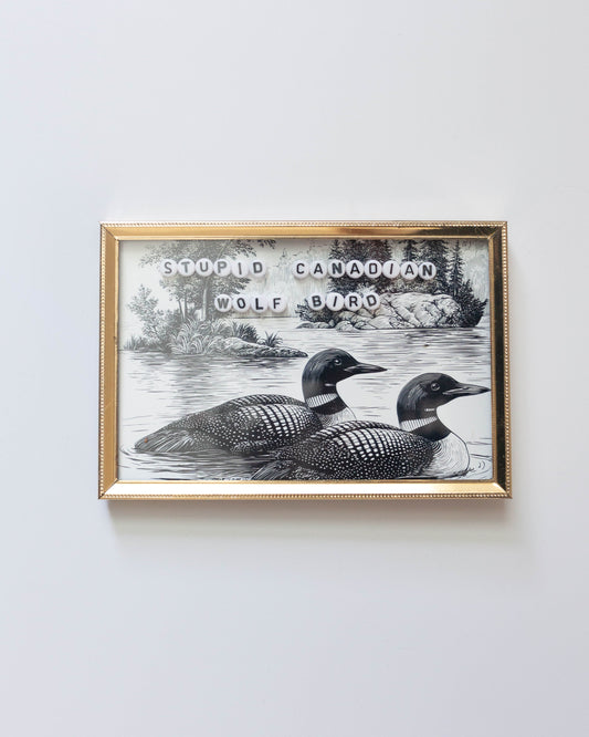 Stupid Canadian Wolf Bird | Bead Art