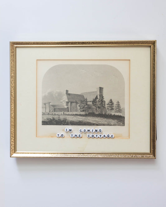 I'm Coming to the Cottage | Bead Art