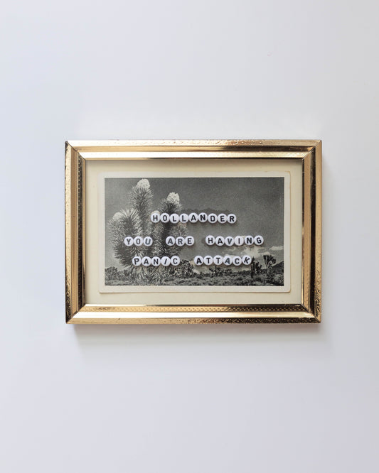 Hollander, You Are Having Panic Attack | Bead Art