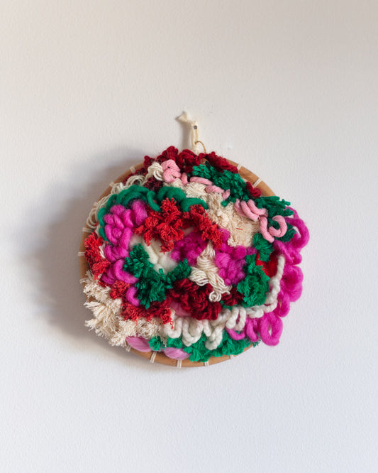 Holiday Weaving #3 | 2024 Collection | Woven Wall Hanging