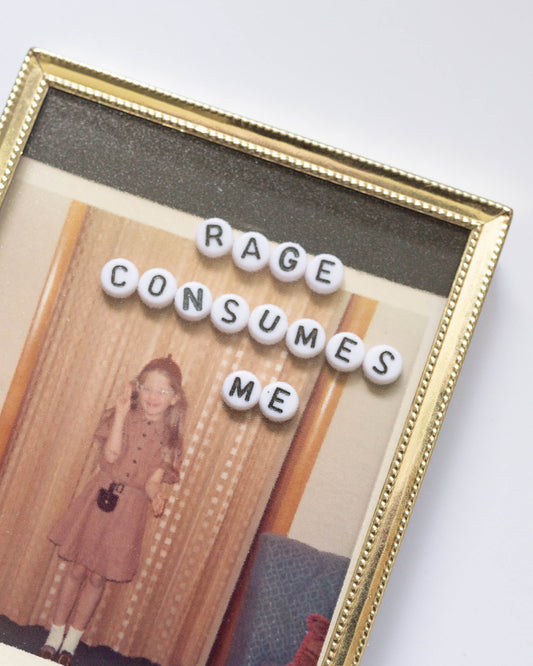 Rage Consumes Me | Bead Art