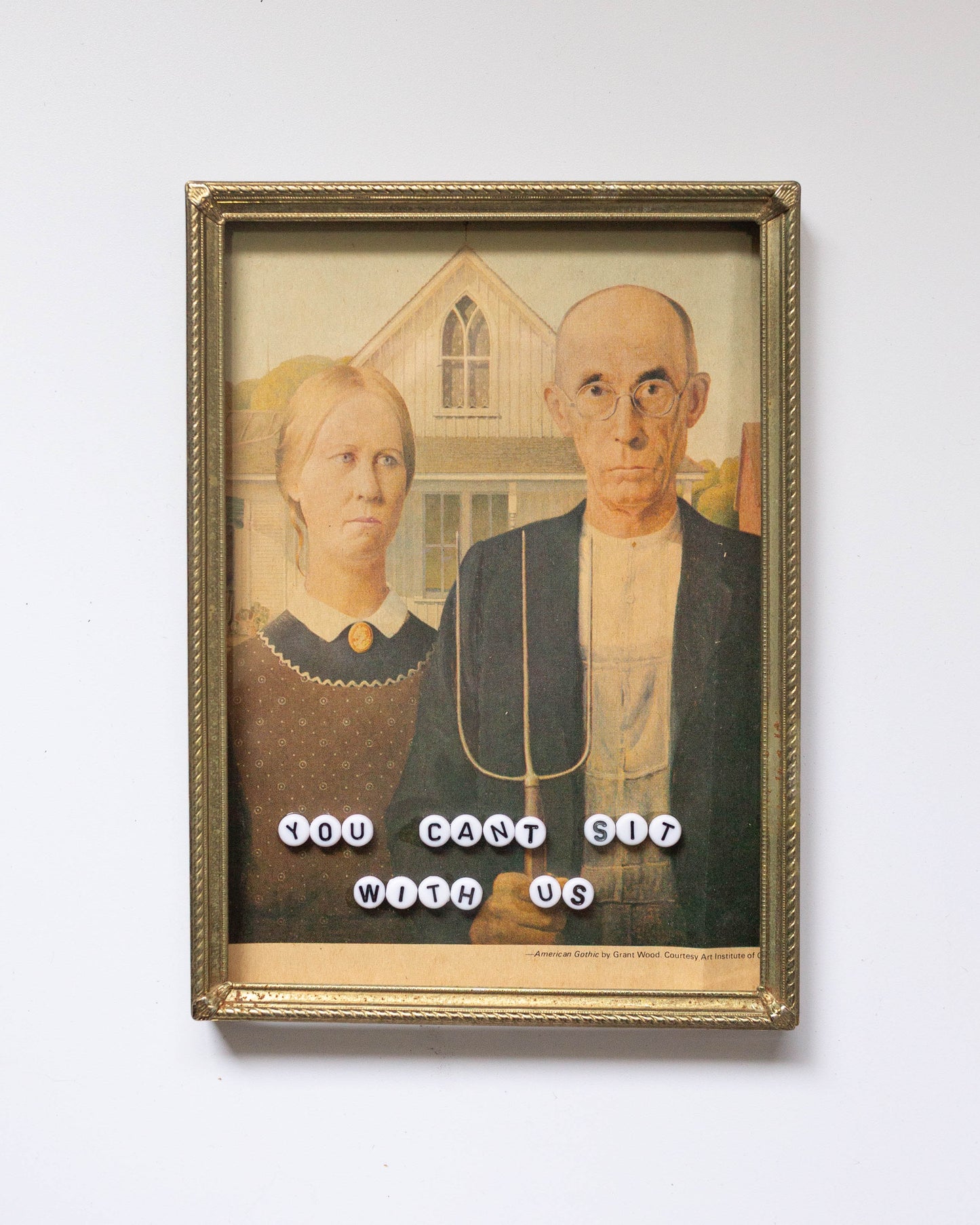 You Can't Sit With Us | Bead Art