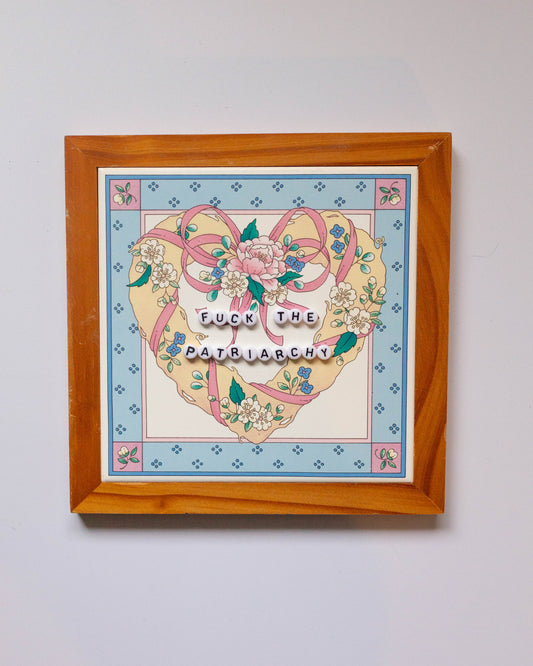 Fuck the Patriarchy | Bead Art