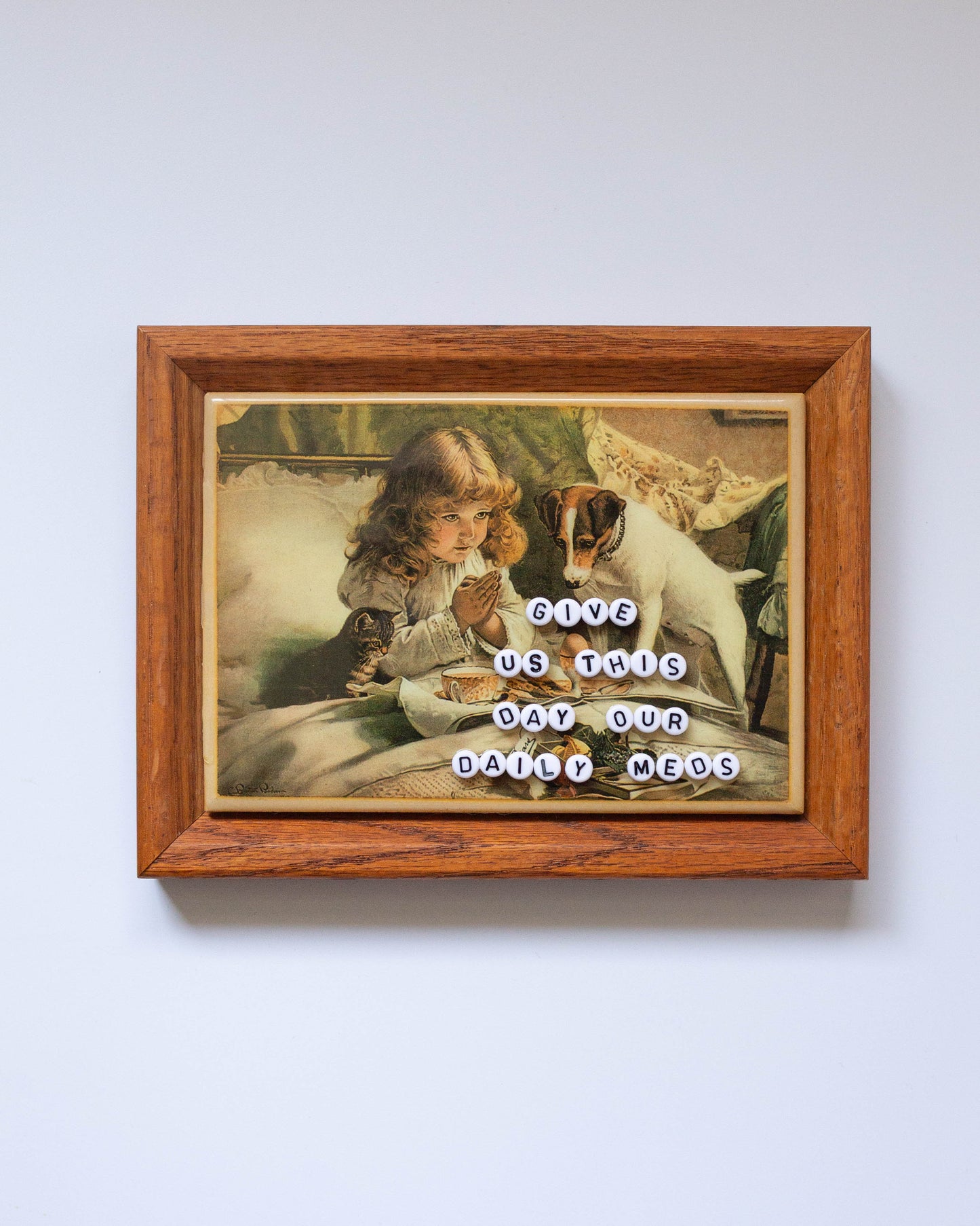 Give Us This Day, Our Daily Meds | Bead Art