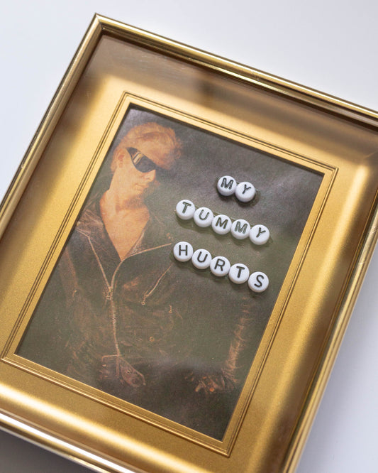 My Tummy Hurts | Bead Art