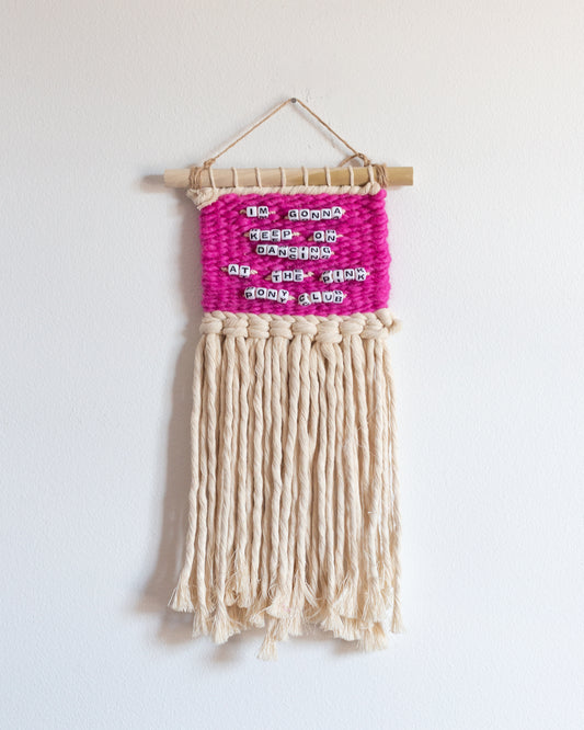 Quote Mini #3 | Woven Wall Hangings