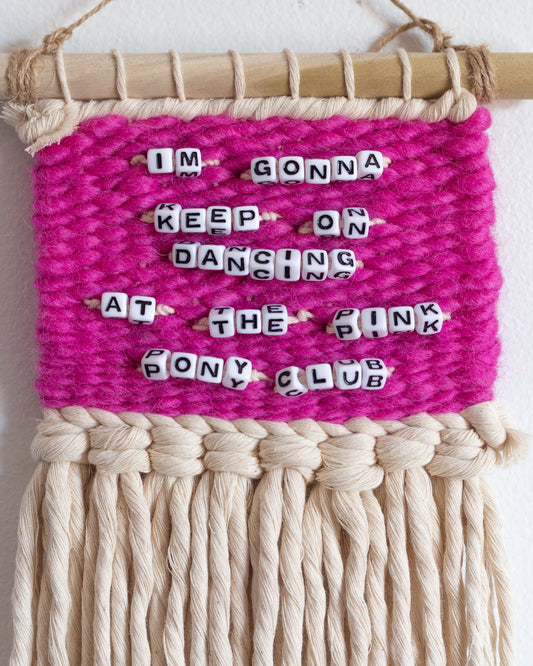 Quote Mini #3 | Woven Wall Hangings