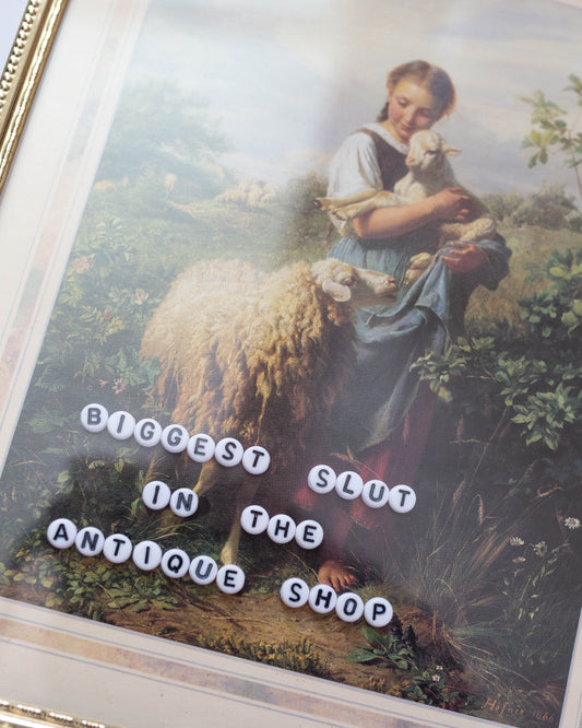 Biggest Slut in the Antique Shop | Bead Art