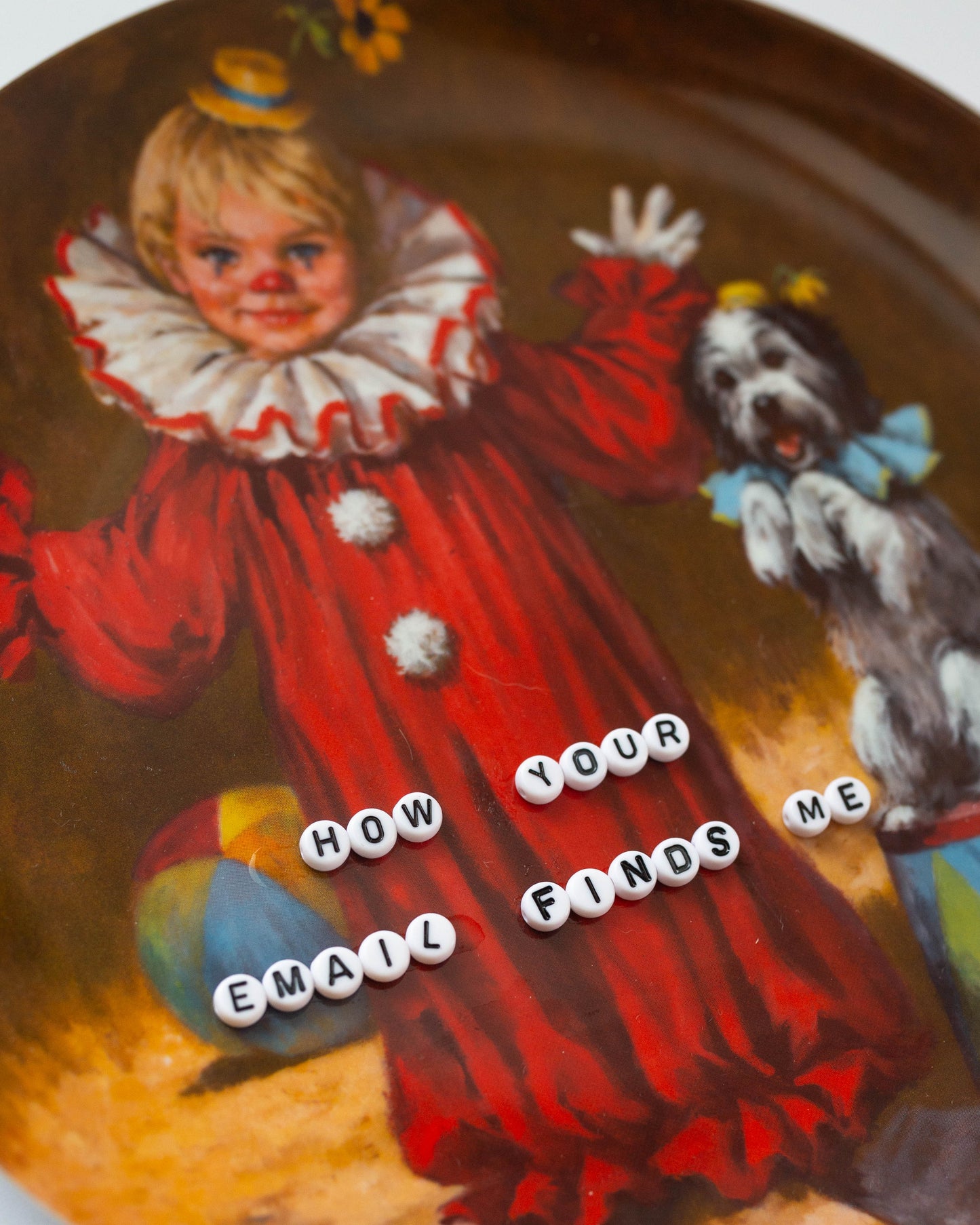 How Your Email Finds Me | Bead Art