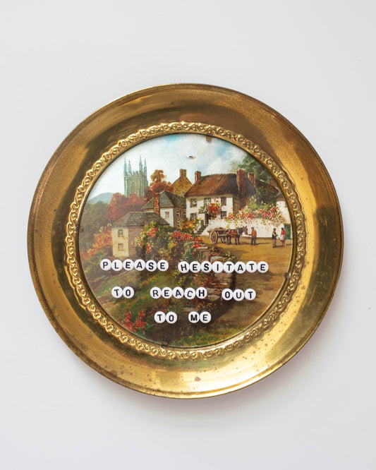 Please Hesitate to Reach Out to Me | Bead Art