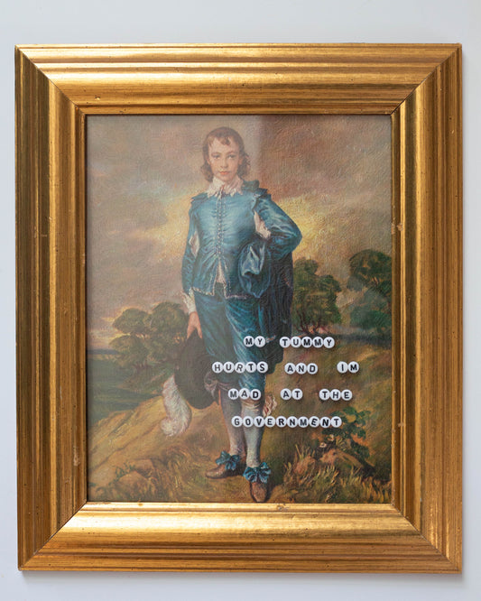 My Tummy Hurts & I'm Mad at the Government | Bead Art