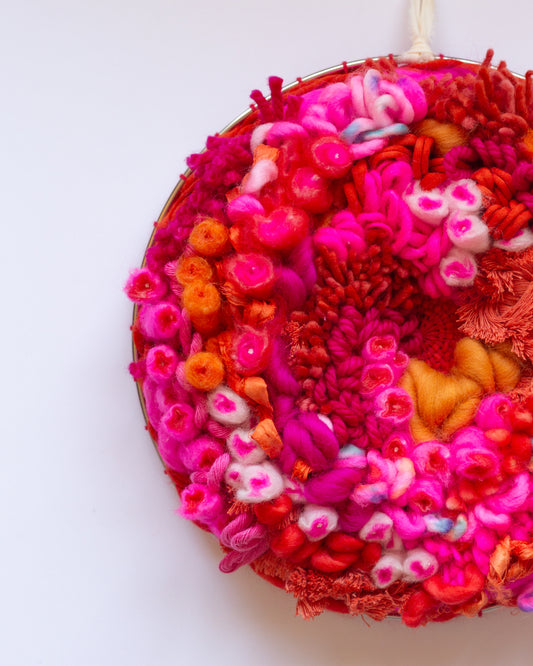 Round Weaving #9 | Woven Wall Hanging