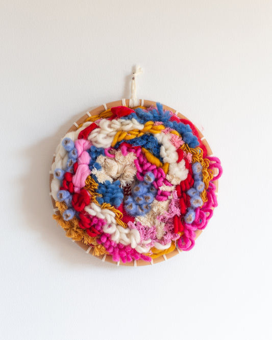 Round Weaving #4 | Woven Wall Hanging