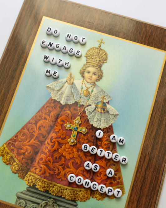 Do Not Engage With Me, I Am Better As A Concept | Bead Art