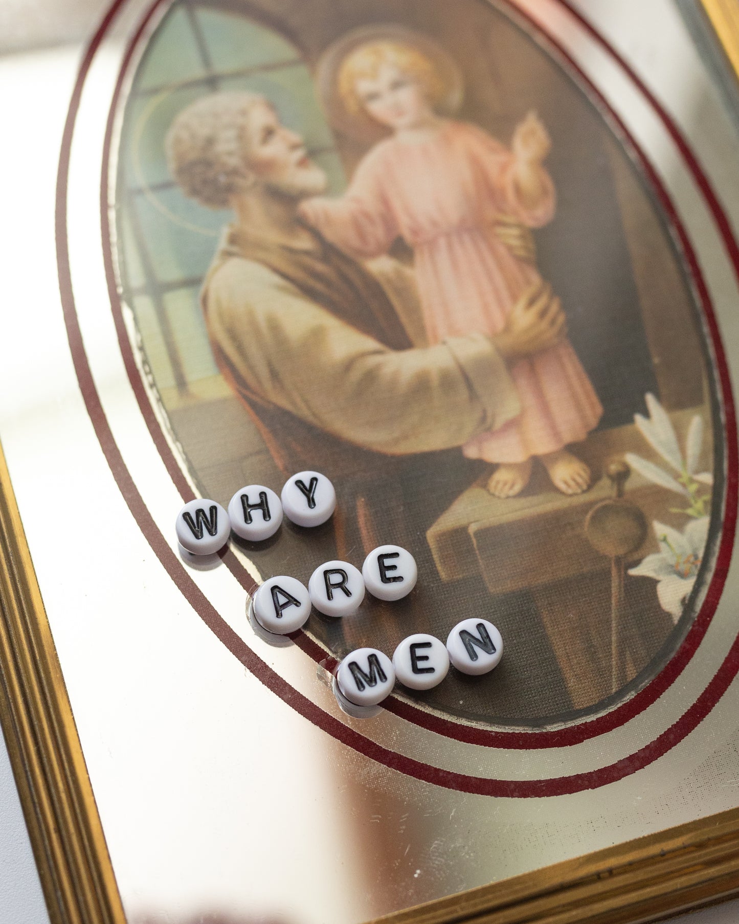 Why Are Men | Bead Art