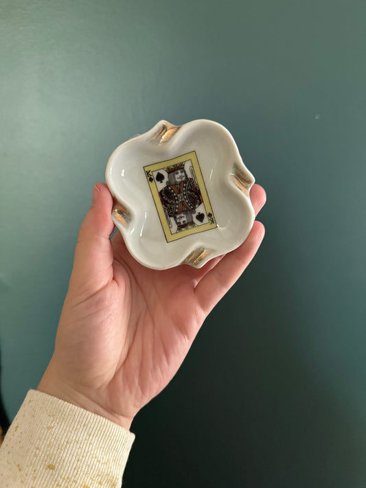 King of Spades Ashtray  | Thrift Picks