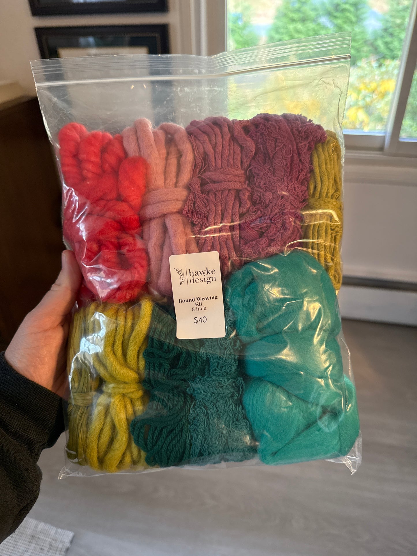 Round Weaving Kit - 8 inch | Weaving Kits