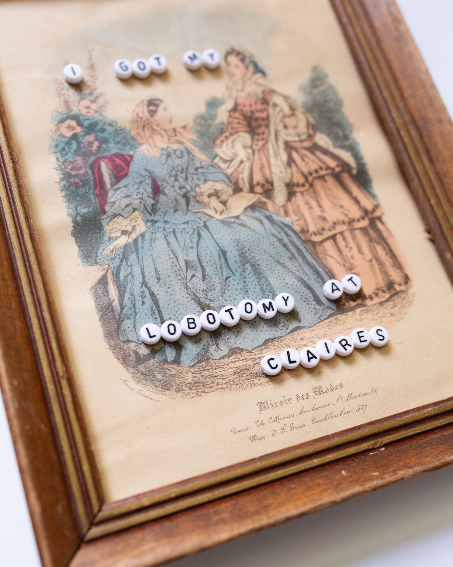 I Got My Lobotomy at Claire's | Bead Art