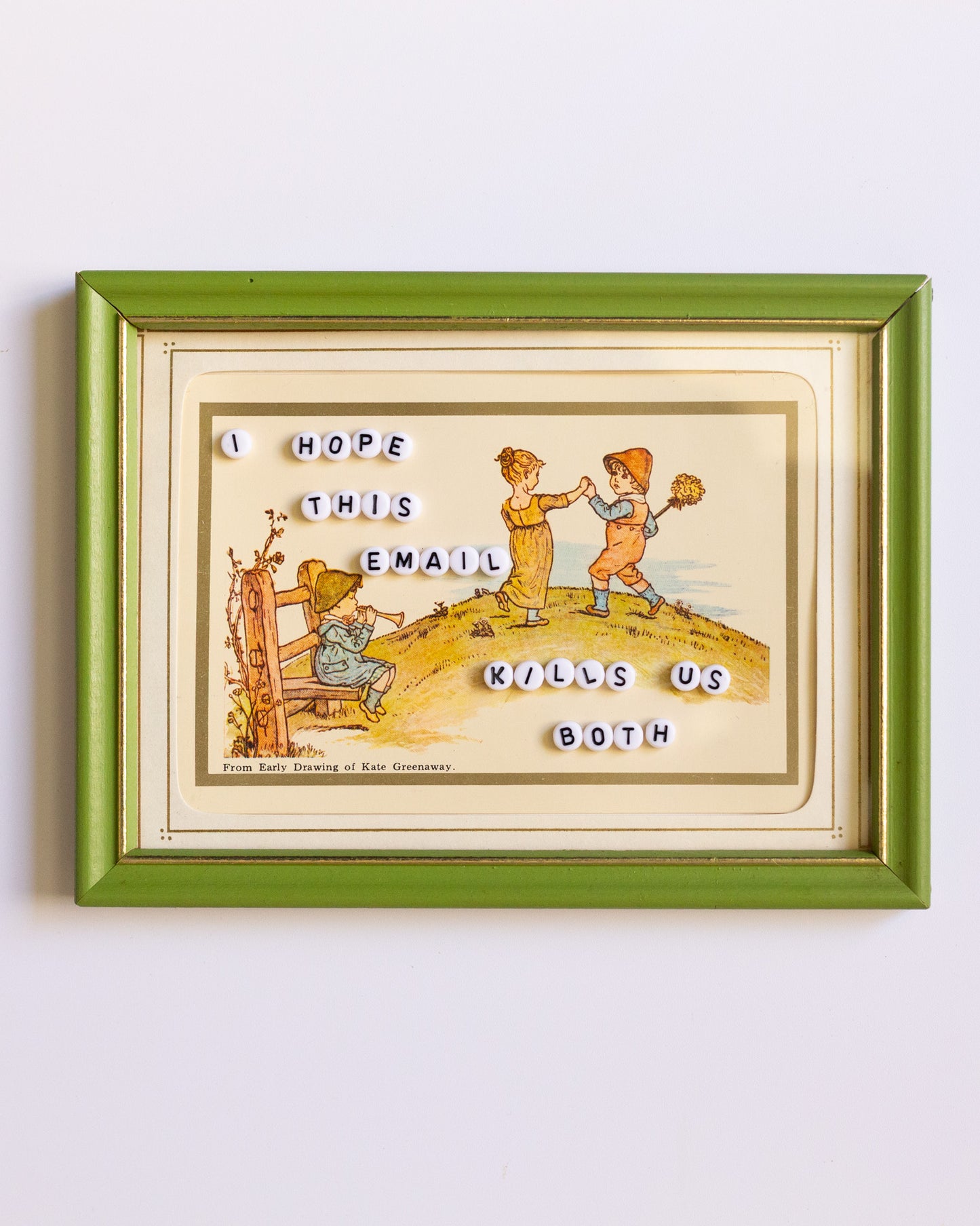 I Hope This Email Kills Us Both | Bead Art