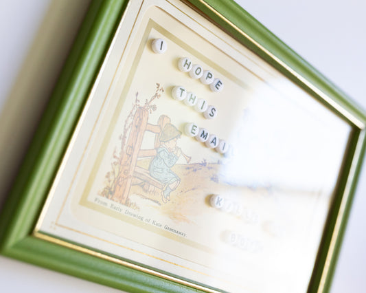 I Hope This Email Kills Us Both | Bead Art