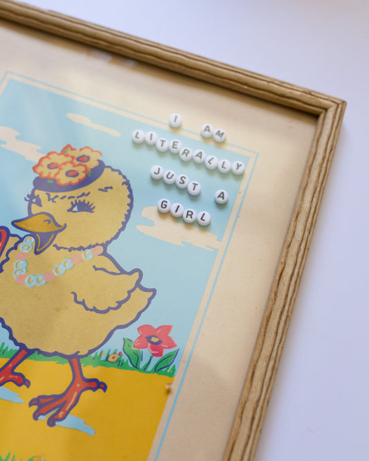 I Am Literally Just a Girl | Bead Art