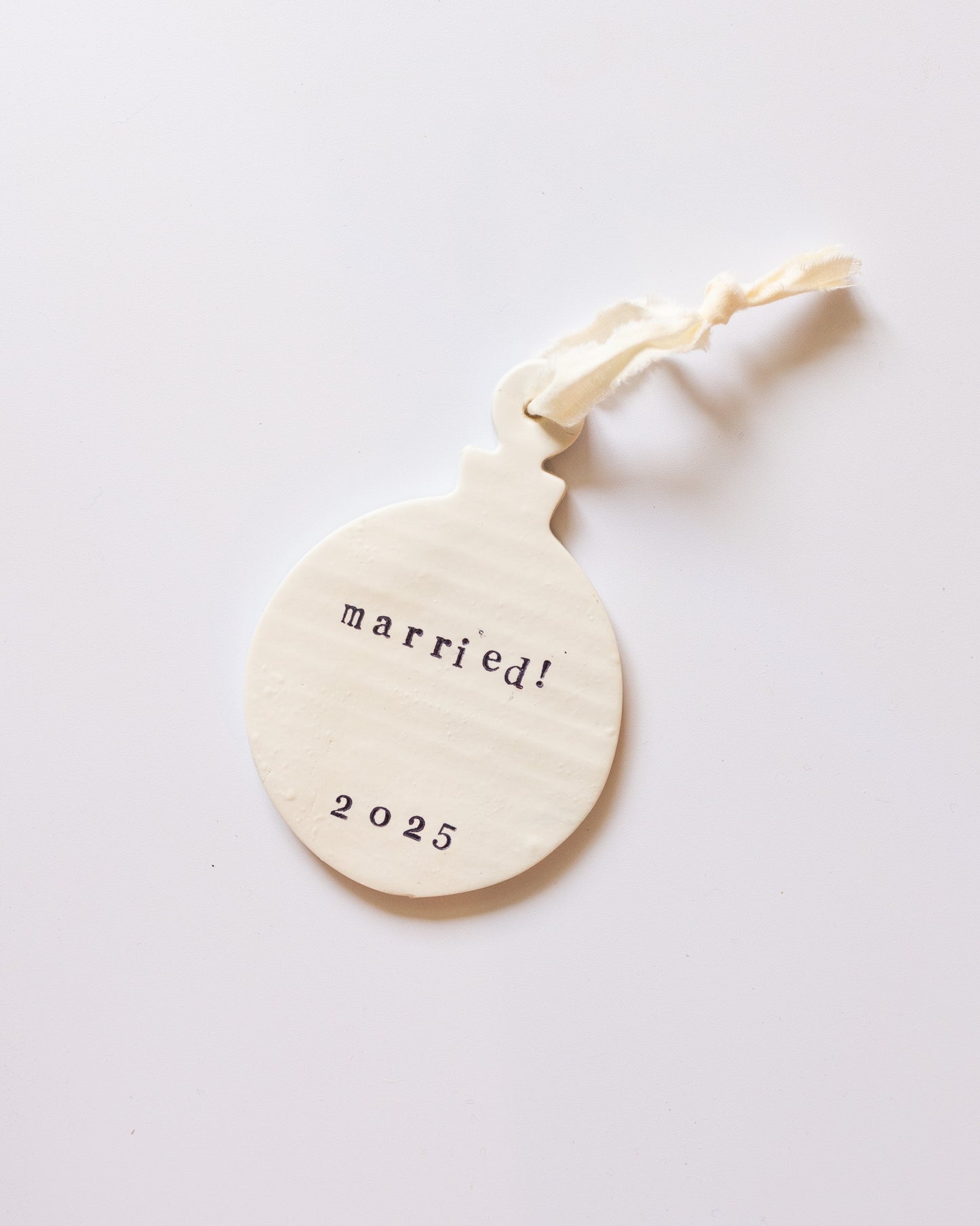 Married! 2025 | Holiday Ornament