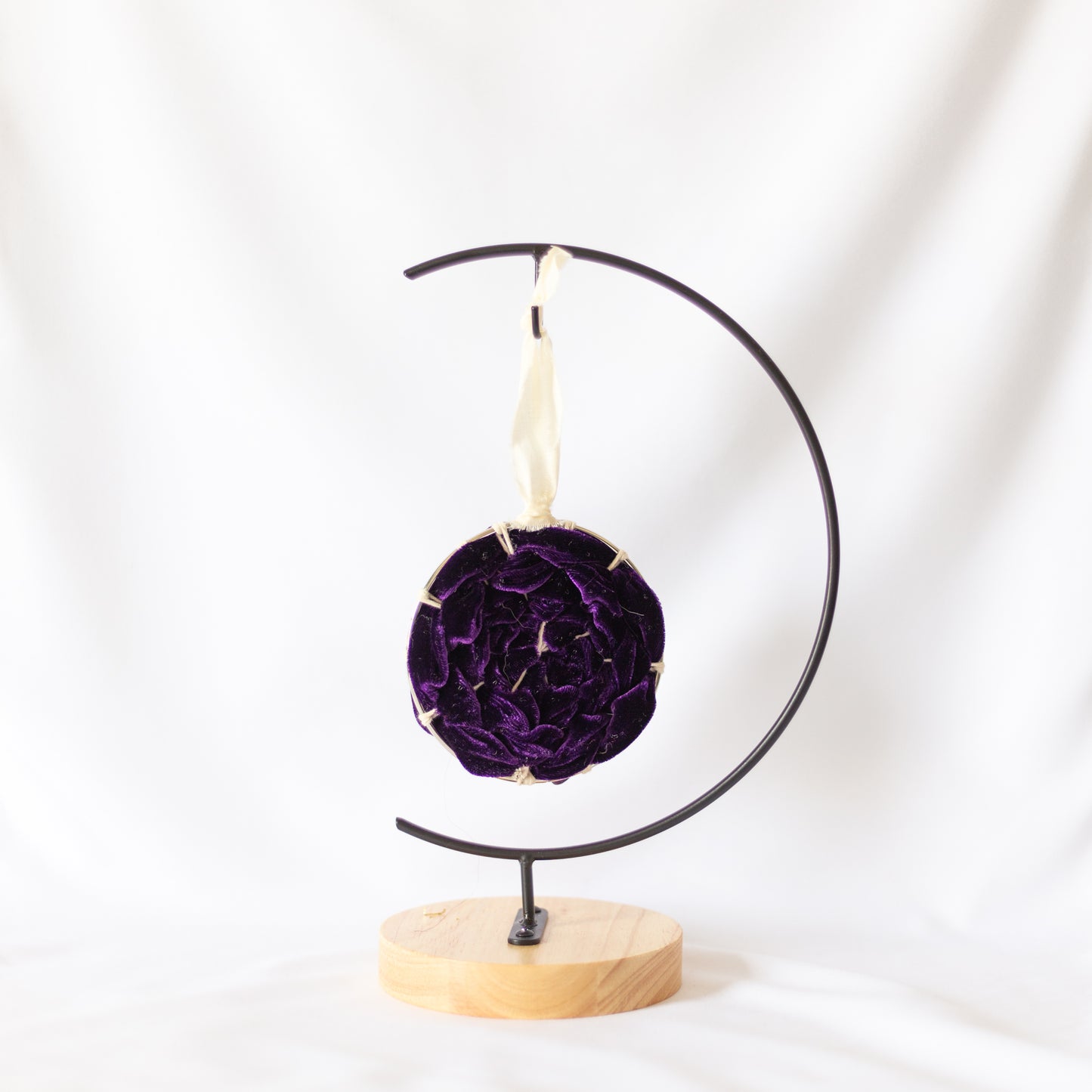 Velvet Woven Ornament - Royal Purple | Holiday Ornament