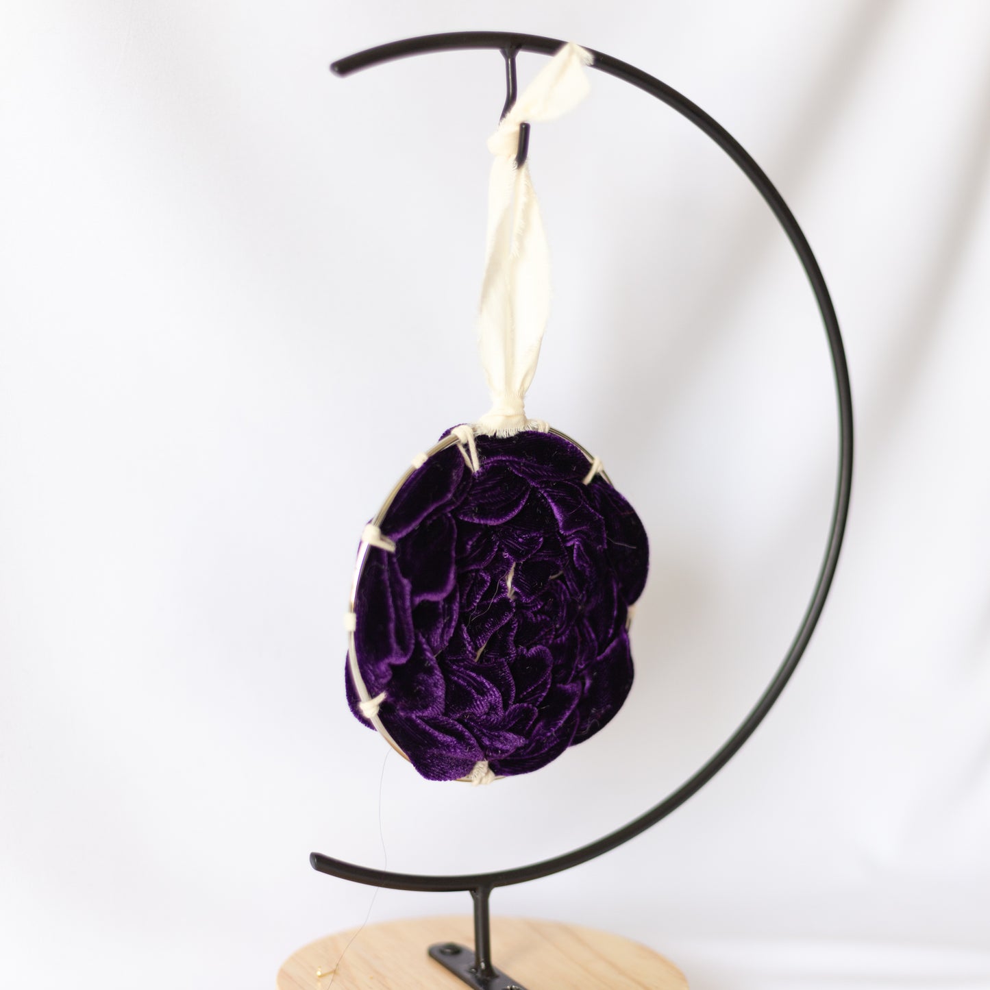 Velvet Woven Ornament - Royal Purple | Holiday Ornament